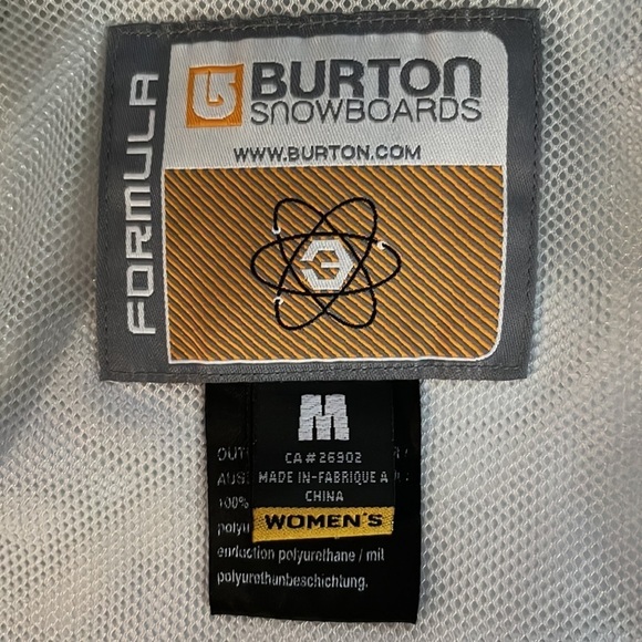 BURTON women’s snowboard jacket, Size Medium - Picture 10 of 13